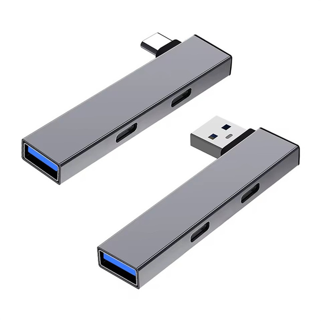 USB Hub 2 Ports Multiple USB 3.0 Hub Type C USB Splitter Expander for Laptop Flash Drive HDD Console Printer Multiport Adapter