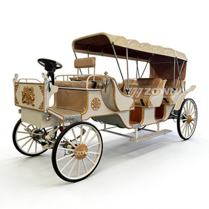 Carruaje Eléctrico de Lujo Personalizado de Alta Gama, Estilo Clásico Real Europeo, con Parasol y Color Personalizado, para Turismo - Product Image 2