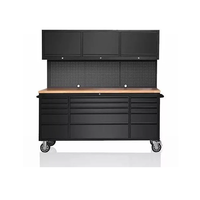 Armoire à outils de haute qualité pour atelier, 72 pouces, robuste, en acier inoxydable 430, 5 tiroirs, réglable, moderne, OEM, réparation informatique