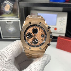 Reloj de Pulsera de Cuarzo de Acero Inoxidable Deportivo Ovalado de Lujo Personalizado de Alta Gama para Hombre con Movimiento Luminoso a Prueba de Agua - Product Image 1