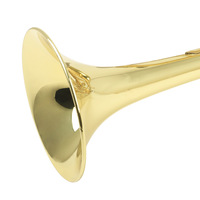 B Flat Brass Play Professionally Three Tones Musical Instruments for Band Instrument Brass