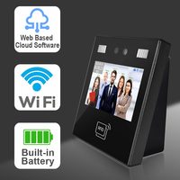Dispositivo de Control de Asistencia con Reconocimiento Facial Dinámico por IA, Pantalla Táctil de 4.3 Pulgadas, Capacidad para 5000 Rostros, WiFi, Nube y Aplicación Móvil