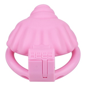 Jaula de Castidad Masculina FRRK Conch, Juguetes Sexuales para Hombres, Dispositivo de Jaula para Pene, Anillo para Pene, 4 Tamaños, Artículos para Adultos Mayores de 18 Años - Product Image 4