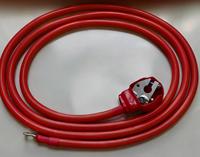 Cable de Silicona Rojo y Negro Personalizado, 8AWG-2/0 AWG, Cable de Conexión Flexible para Batería, Ensamblaje para Camiones, BESS, RV, Industrial