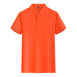 Polo Shirt Solid Color Polyester Breathable Daily Wear Short Sleeve Uniforms - Product Image 4