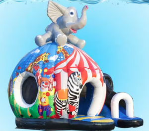 Liên minh mới được thiết kế discofun Doom xiếc voi <span class=keywords><strong>Inflatable</strong></span> lâu đài nhảy với giá bán - Product Image 3