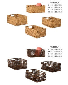 Mới đến wicker cỏ biển dệt giỏ Việt Nam cung cấp hộp lưu trữ Thùng Lưu Trữ khác Giỏ quần áo giá thiết kế đặc biệt - Product Image 2