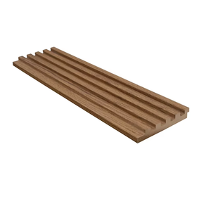 แผ่นผนังตกแต่งลายไม้แบบร่อง ขนาด 18 มม. ทำจาก MDF สำหรับตกแต่งภายในที่อยู่อาศัยและพื้นที่เชิงพาณิชย์ - Product Image 4