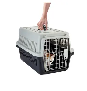 高品質マルチカラーポータブル航空会社承認ペット旅行キャリア犬猫旅行キャリアケージ