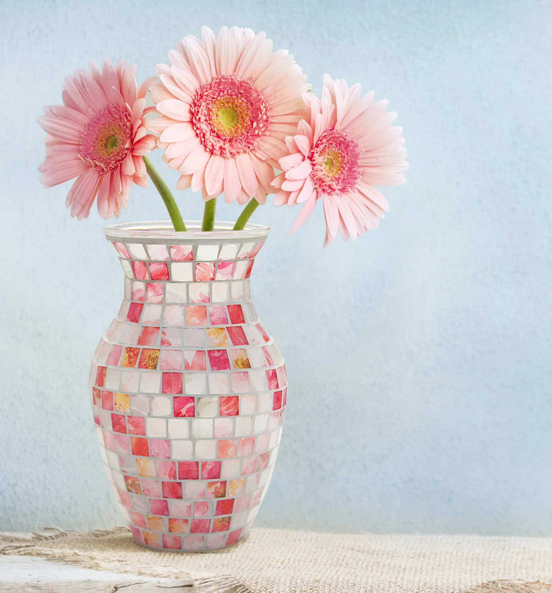 Vaso de vidro novo estilo boêmio, nórdico, decoração de flores, puro, feito à mão, multicolor, lindo, vaso de vidro
