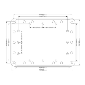 Caja personalizada <span class=keywords><strong>de</strong></span> plástico Tipo Ip65 Caja <span class=keywords><strong>de</strong></span> conexiones impermeable Caja <span class=keywords><strong>de</strong></span> exhibición para proyectos y <span class=keywords><strong>electricidad</strong></span> 230*150*85mm CHBR8 - Product Image 4