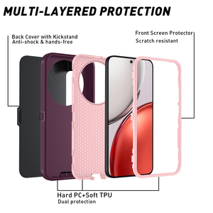 Étuis de téléphone populaires anti-chute pour Honor Magic 9 8 7 6 Lite, étui de protection avec clip ceinture, <span class=keywords><strong>coque</strong></span> arrière étanche - Product Image 2