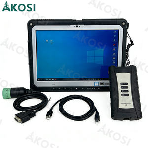 Interface de scanner EDL pour tracteur agricole John Deere EDL V3, kit d'outils de diagnostic pour véhicules lourds, service JD + tablette CF33 - Product Image 1