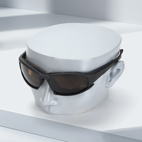 Lunettes de protection sportives unisexes personnalisables avec logo, grande monture, pour cyclisme et conduite