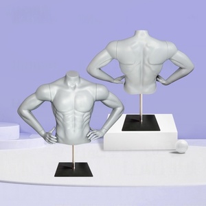 <span class=keywords><strong>Maniquí</strong></span> de Fibra de Vidrio para Ropa Interior, Talla Grande, Deportivo, sin Cabeza, para Exhibición de Prendas de Hombre y <span class=keywords><strong>Mujer</strong></span>, Color Negro - Product Image 2