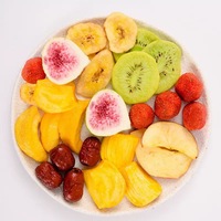 Biologische Gefreeze-droogde Gemengde Fruitsnacks - Zoete Smaak, Hele Stukjes, Laag Vochtgehalte, Geen Toevoegingen, Bulkverpakking, Watergeconserveerd