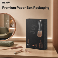 Boîte à livre magnétique personnalisée imprimée en couleur avec couvercle intérieur pour outils capillaires, emballage cadeau de détail OEM