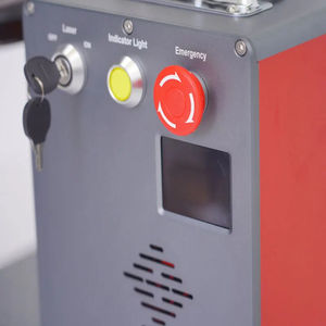 Machine de marquage laser à fibre Galvo Mopa CNC portable 20W-100W pour usage domestique, refroidissement par air, sur table, avec prise en charge DXF/PLT/BMP - Product Image 2