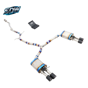 Tubo de <span class=keywords><strong>Escape</strong></span> de Acero Inoxidable Pulido Espejo para <span class=keywords><strong>Audi</strong></span> A3 A4 A5 Q5 <span class=keywords><strong>SQ5</strong></span> Q7 Q8 SQ8 RS Q8 Sistema de <span class=keywords><strong>Escape</strong></span> Deportivo con Sonido - Product Image 5