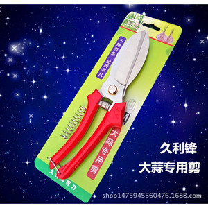 Jiulifeng Heavy Duty Garlic <b>Scissors</b> Stainless Steel 3.5 Blade Big Head Agricultural Use High Carbon Steel Lightweight <b>Kitchen</b> - Product Image 5