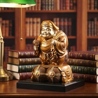 Statue de Bouddha Mahakala Maha Jia Lu à trois faces en laiton et cuivre, style tibétain antique, Fengshui, 21 cm, moulée, vente en gros