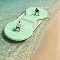 Terrain de pickleball gonflable personnalisé, arène fermée stable pour les tournois de sports nautiques et les événements de team building
