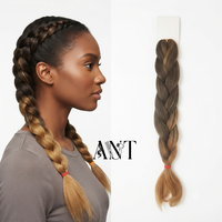 Extensions de cheveux synthétiques pré-étirées de 26 pouces, très populaires, faciles à tresser, qualité supérieure, pour femmes
