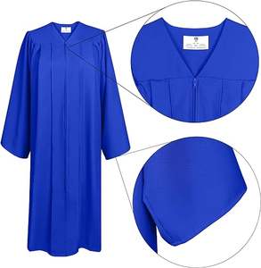 Set di <span class=keywords><strong>Toga</strong></span> e Cappello con Nappa Opachi Unisex per <span class=keywords><strong>Laurea</strong></span> 2025, per Diploma di Scuola Superiore e <span class=keywords><strong>Laurea</strong></span>, la <span class=keywords><strong>Toga</strong></span> per la Cerimonia di <span class=keywords><strong>Laurea</strong></span> - Product Image 2