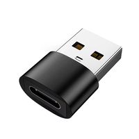 Adaptateur Convertisseur USB2.0 Type C Femelle-Mâle en Alliage d'Aluminium JILIAN, Charge Rapide, Sortie DC OTG pour Ordinateur Portable, Caméra, Téléphones Mobiles LED