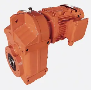 Hot sale F series Gear Motor 4KW 7.5KW 15KW FF77 FF97 Helical Bevel gear speed reducer