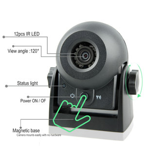 Cámara de Respaldo Inalámbrica Magnética con <span class=keywords><strong>Wifi</strong></span> para Autocaravanas, Remolques de Viaje, Camiones y Automóviles, Recargable, para <span class=keywords><strong>bmw</strong></span> <span class=keywords><strong>e90</strong></span> e70 x5 f32 - Product Image 3