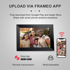 Cadre photo numérique Android WiFi 7 à 10 pouces, best-seller, téléchargement d'images et de vidéos, <span class=keywords><strong>avec</strong></span> application cloud - Product Image 2