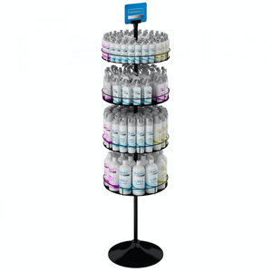 Oferta Especial: Estantería Giratoria Flotante de Doble Cara con Ruedas para Exhibición de Productos en Baños, Supermercados, Cocinas y Farmacias - Product Image 2