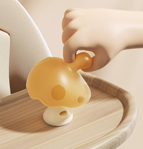 Jouets de <span class=keywords><strong>dentition</strong></span> pour bébé en silicone sans BPA, jouets à mâcher non toxiques, de qualité alimentaire, champignons apaisants - Product Image 2