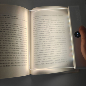 Lampada da Lettura Ricaricabile di Nuovo Design <span class=keywords><strong>2026</strong></span>, Lampada LED Wireless a Pannello Piatto per Lettura a Pagina Intera sul Comodino - Product Image 2