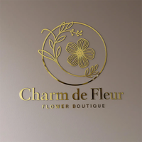 Enseigne Commerciale en Acrylique Doré Personnalisée, Logo d'Entreprise Miroir, Décoration Murale, Enseigne de Salon de Beauté, Enseigne en Acrylique Personnalisée, Double Modèle Inclus