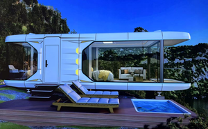 Современная 40ft сборная модульная домашняя капсула 2 спальни Casa paccula Domo капсула вилла для улицы - Product Image 2