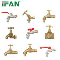 IFAN Fabrication Fourniture Laiton Bibcock Bas Prix OEM Robinets De Jardin Extérieurs Utilisation Durable Turquie Bibcock Robinets D'eau
