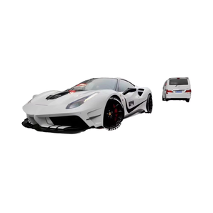 ชุดแต่งคาร์บอนไฟเบอร์สไตล์ MISH สำหรับกันชนหน้า/หลัง รุ่น New Good Fitment พร้อมดิฟฟิวเซอร์และปีก สำหรับ 488 GTB ชุดแต่งข้างตัวถัง - Product Image 1