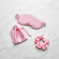 Masque de sommeil de voyage réglable en satin de soie naturelle double face, doux, respirant, pour toutes les saisons – Nouvelle collection très prisée
