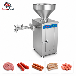 Machine industrielle de remplissage de saucisses à torsion automatique et sous vide, pour l'industrie de la viande et des saucisses - Product Image 1