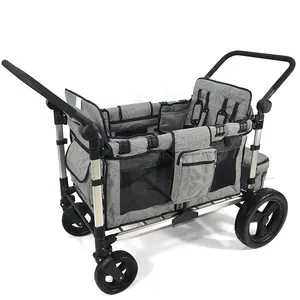 Poussette bébé légère facile à plier avec double poussette de voyage pour enfants cadre en aluminium avec pare-soleil