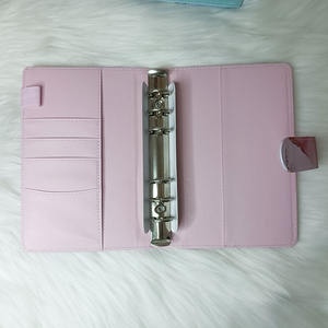 Nuovo A5 A6 A7 Premium Faux Leather Note Book Planner raccoglitore ad anelli a fogli mobili portafoglio per soldi Organizer Budget Binder - Product Image 6