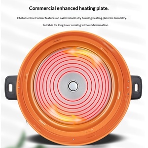 Электрическая изолированная рисоварка большой емкости, коммерческая, 10 литров, на 20 человек, для столовых, отелей, специальная бытовая антипригарная кастрюля - Product Image 4