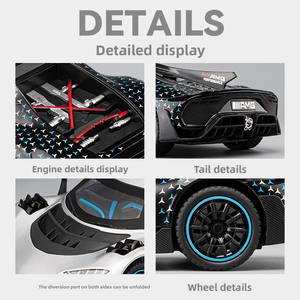 Offre Spéciale : Modèle de Voiture de Sport AMG ONE en Alliage Moulé sous Pression à l'Échelle 1:24, Roues Écologiques Mobiles, Emballage Boîte Couleur, Pour Enfants de 5 Ans et Plus - Product Image 3