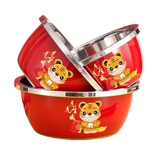 Juego de 3 Recipientes de Acero Inoxidable para Cocina, Multifuncionales y Reforzados, para Lavar Verduras, Arroz, Masa, Huevos, Uso Doméstico - Product Image 2