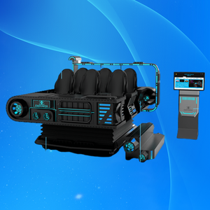 Simulateur RV Six sièges Attraction interactive pour le travail d'équipe Réservoir terrestre de haute qualité Jeu vidéo RV Équipement de simulation à grande échelle - Product Image 3