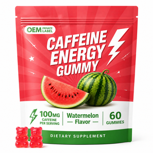 Gummies Énergétiques OEM à la Caféine : Concentration et Énergie Accrues avec Ashwagandha et Extrait de Thé Vert - Product Image 3