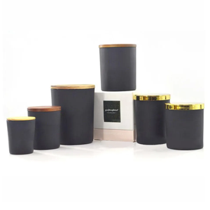 Scatola Regalo Personalizzata con Barattoli di <span class=keywords><strong>Vetro</strong></span> Vuoti da 8oz, 10oz, 14oz, Trasparenti, Profumati, Satinati o Neri, per Candele di Lusso da 10oz - Product Image 4
