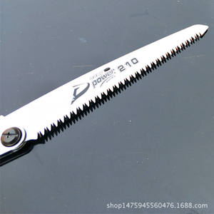 เดกอนเลื่อยพับ 180 มม. เครื่องมือตัดแต่งกิ่งสำหรับบอนไซและต้นไม้ผลไม้ สีแดงเงิน - Product Image 4